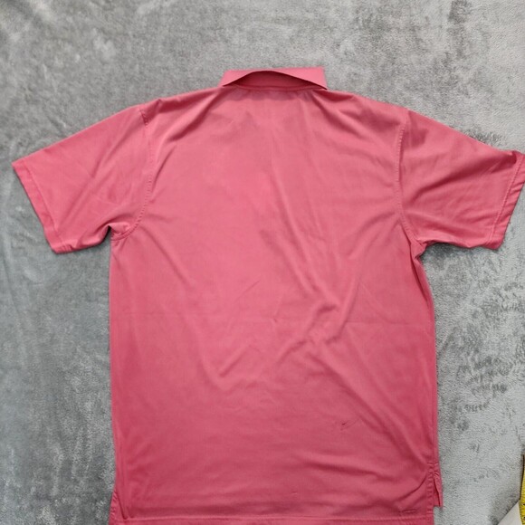 Peter Millar Summer Comfort Golf Pink Polo Shirt Size L - Picture 2 of 16